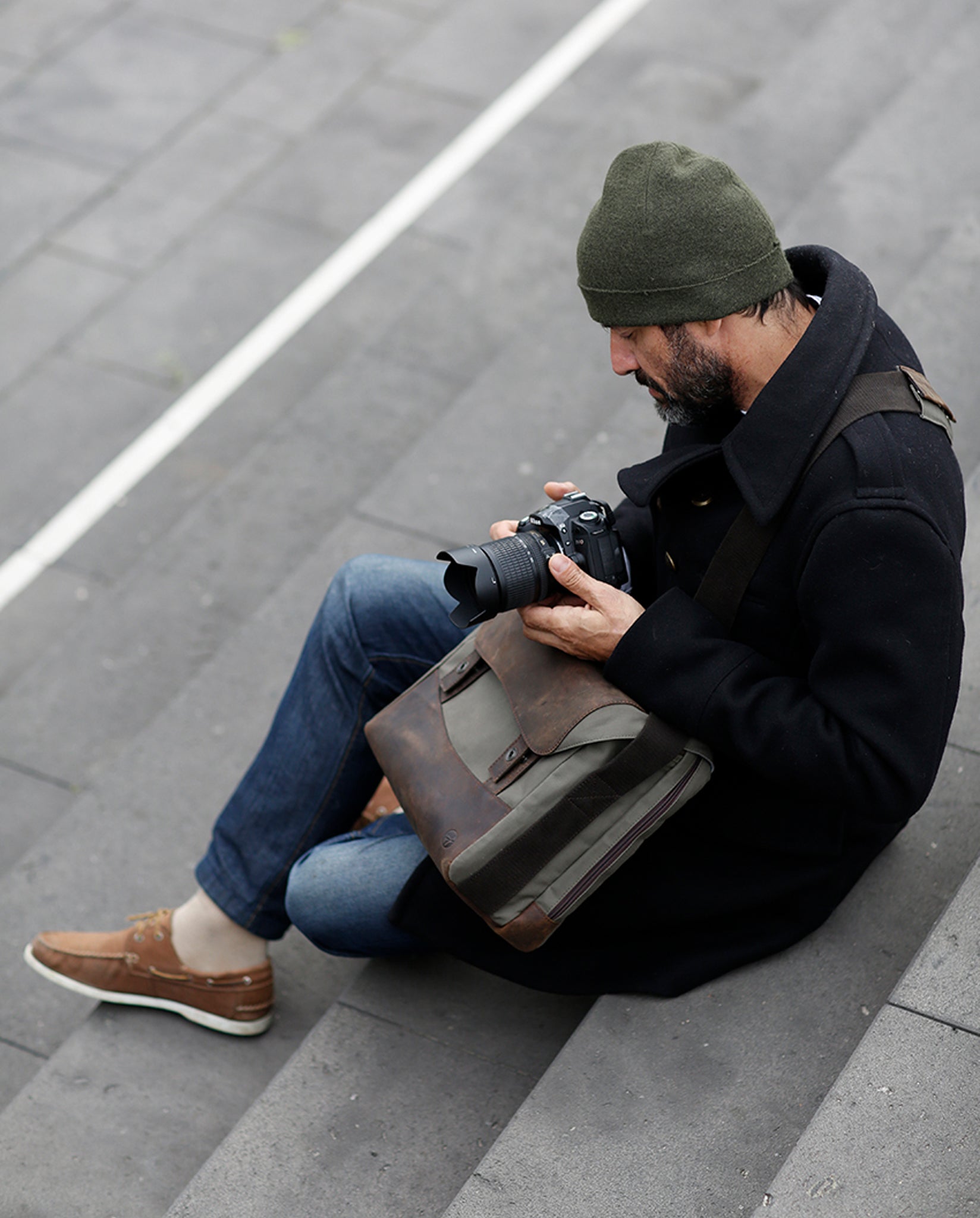 Photo bag Waxcan/toro large