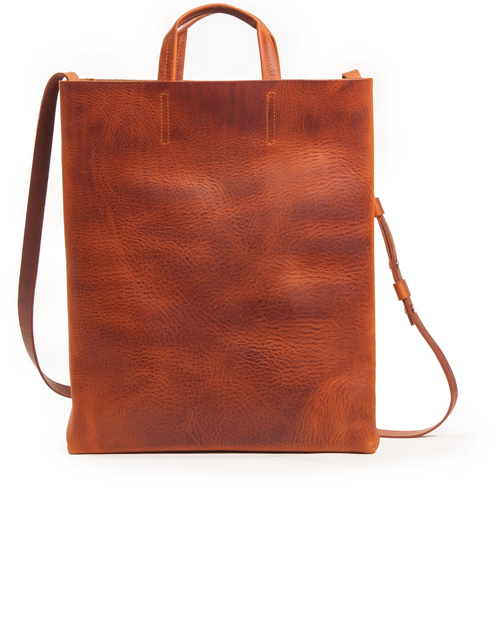 Kraud Leather paperbag with belt