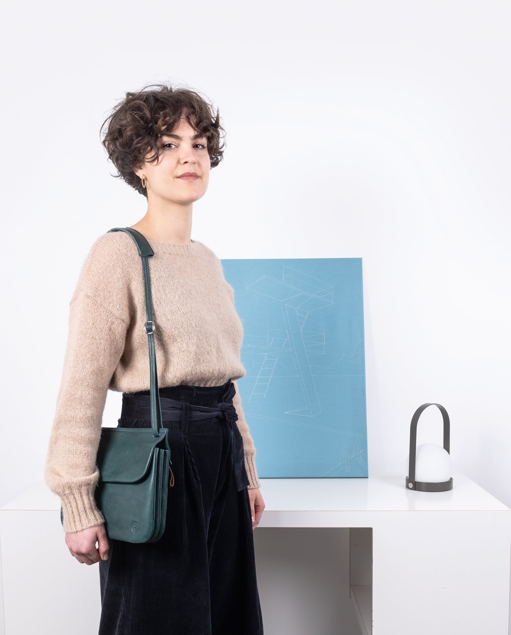 Chacoral smooth Shoulder Bag triple