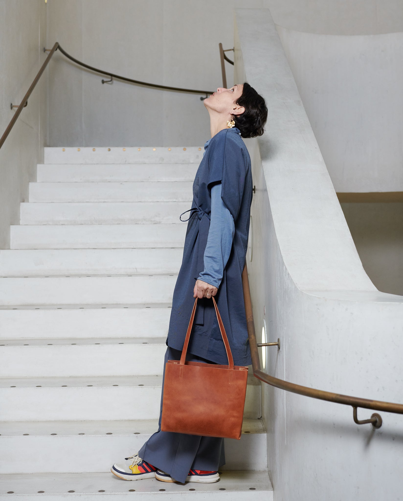 Kraud Leather paperbag small
