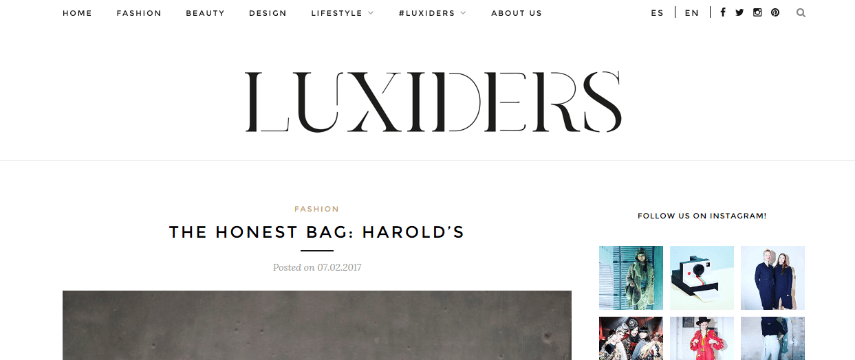 The Story of an honest and atemporal beautiful Bag - Harold's in Luxiders Magazine