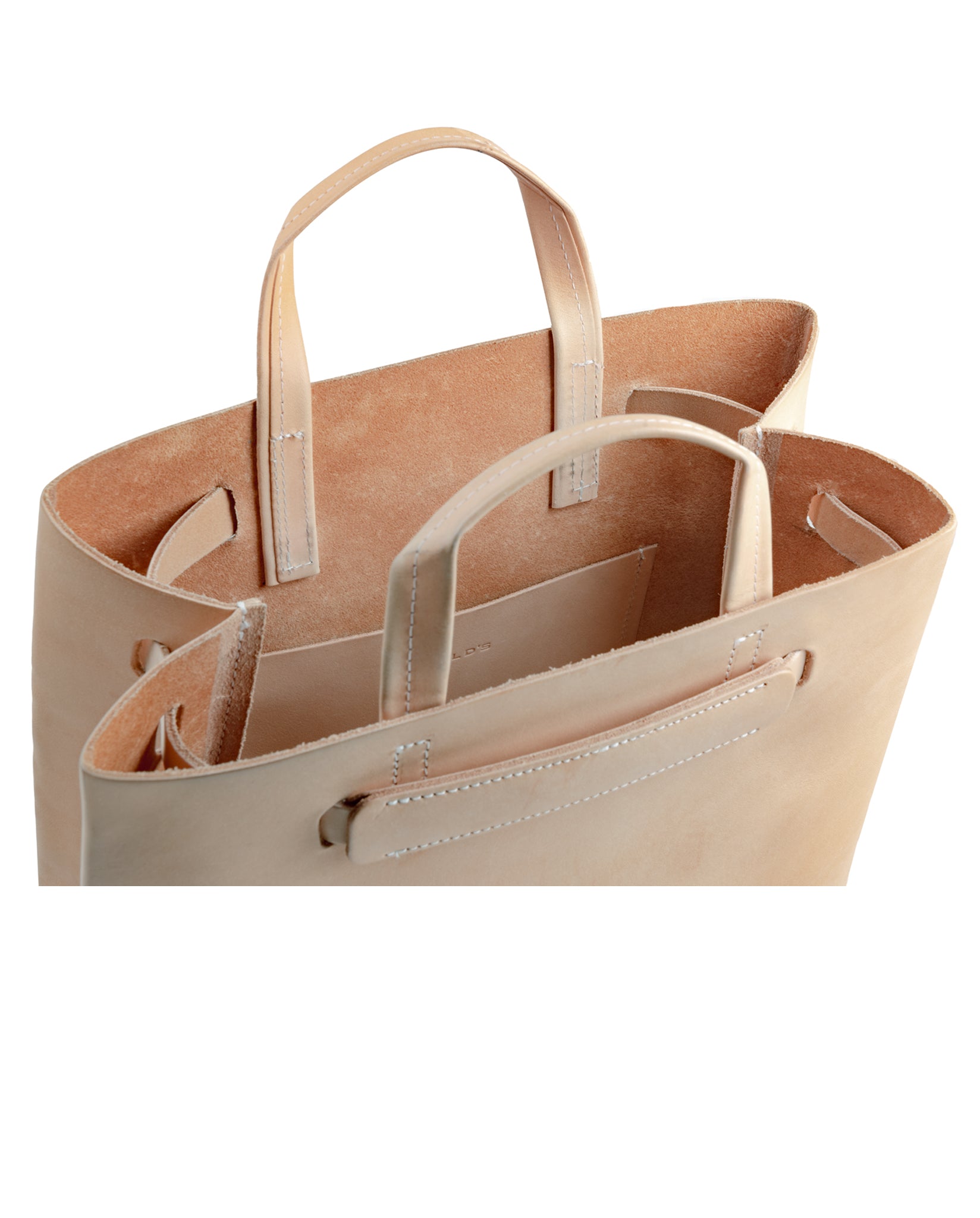 Kraud Leather paperbag backpack