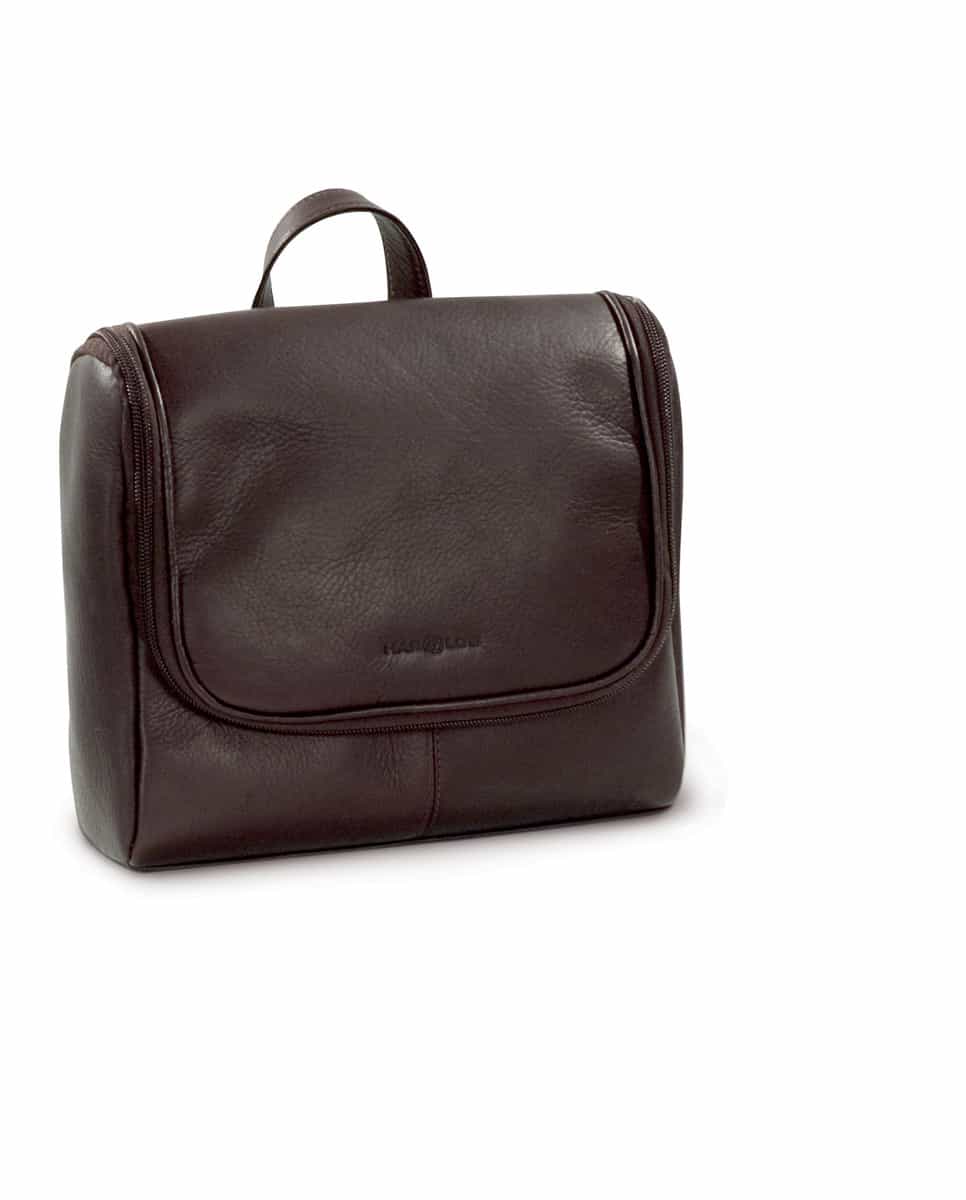 Country toilet bag dark brown var