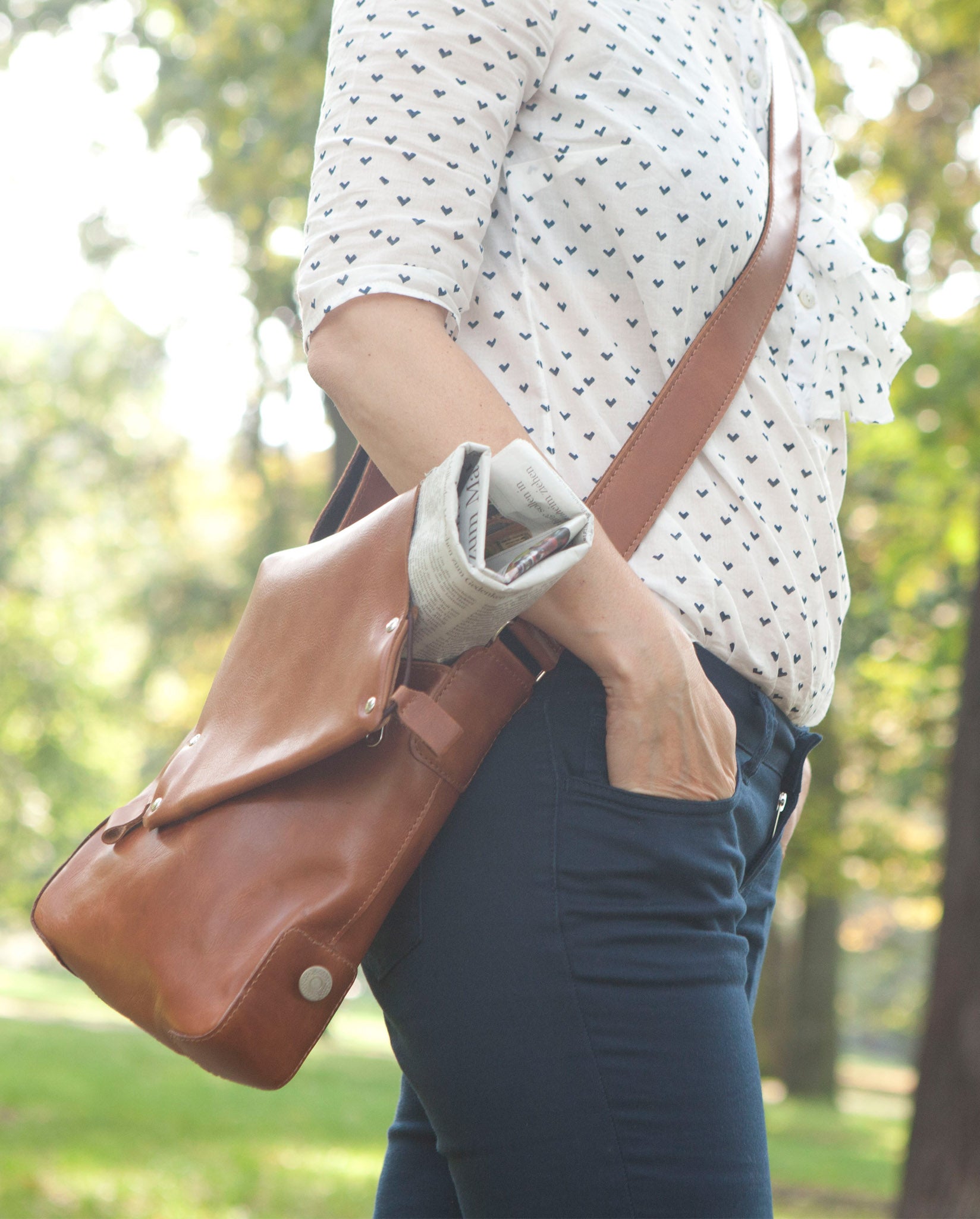 Messenger bag upend